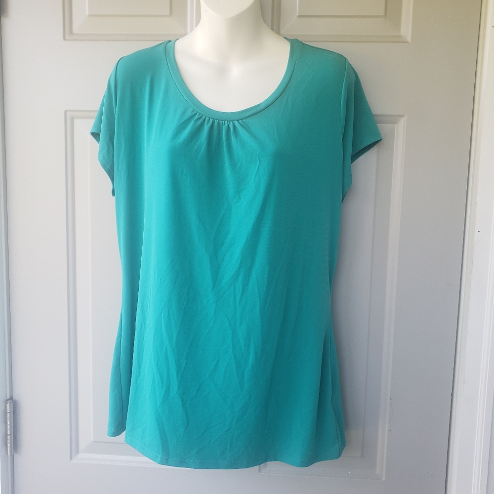 Worthington XL Teal/Turquoise Blouse